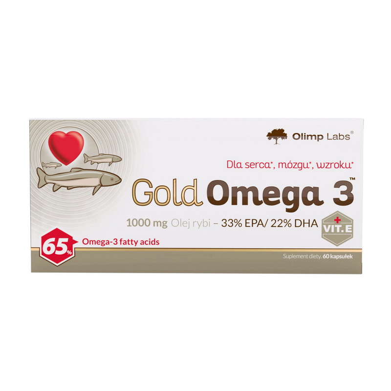Gold Omega 3 65% (60 caps)