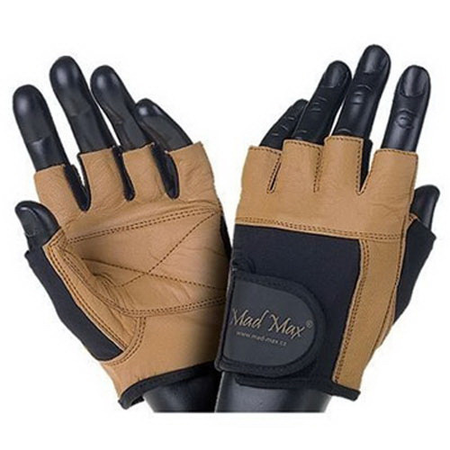 Fitness Workout Gloves Brown/Black MFG-444