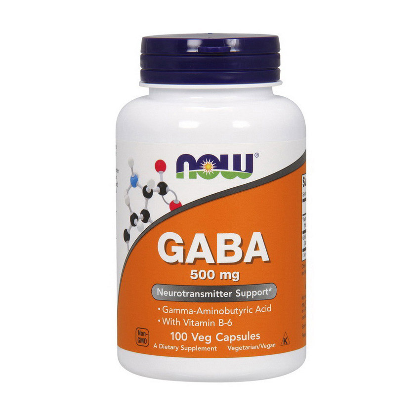 GABA 500 mg (100 caps) - NOW