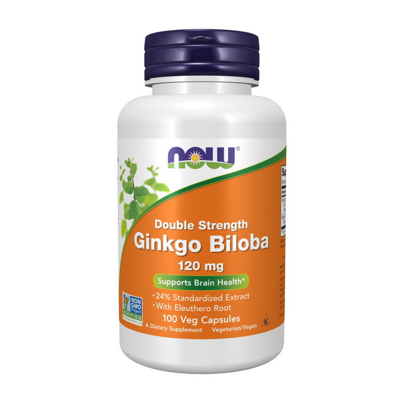 Ginkgo Biloba 120 mg (100 caps) - NOW