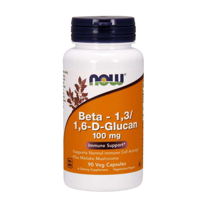 Beta-1,3/1,6-D-Glucan 100 mg (термін до 28.05.2026) (90 veg caps)
