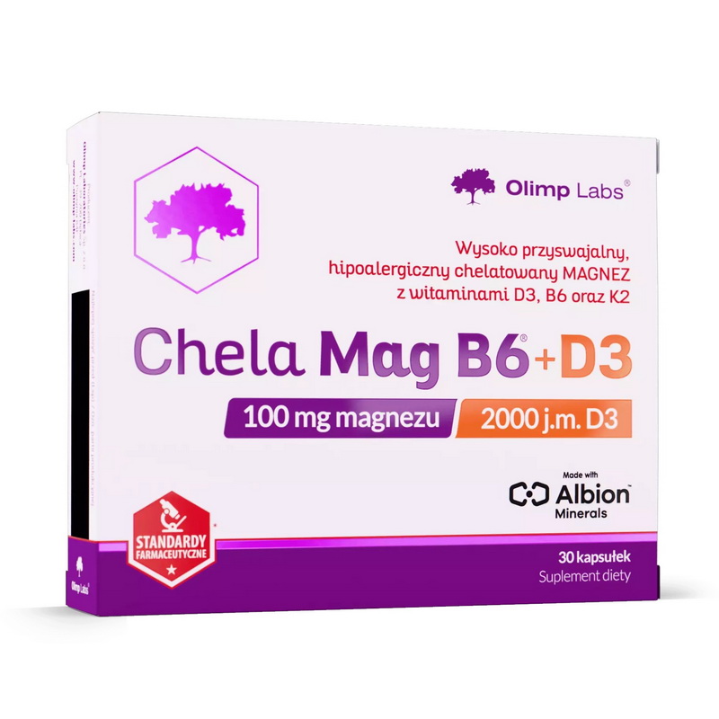 Chela-Mag B6 + D3 (30 caps)