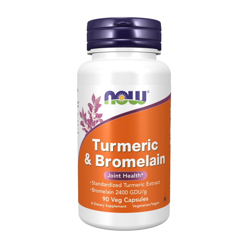 Turmeric & Bromelain (90 veg caps)