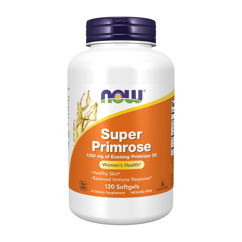 Super Primrose 1300 mg of Evening Primrose Oil (120 sgels)
