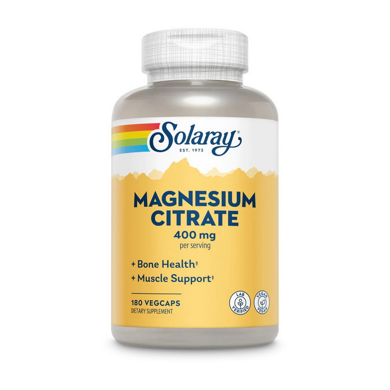 Magnesium Citrate 400 mg (180 veg caps)
