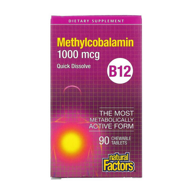 Methylcobalamin B-12 1000 mcg (90 chewable tabs)