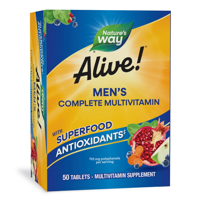 Alive! Men\'s Complete Multivitamin (50 tab)