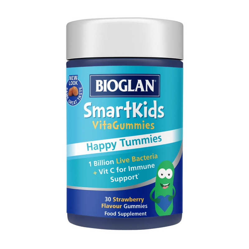 Smartkids Happy Tummies (30 gummies, strawberry)