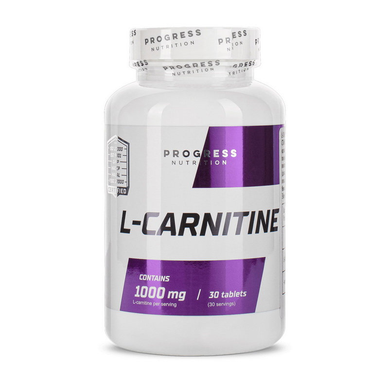 L-Carnitine 1000 mg (30 tabs) - Progress Nutrition