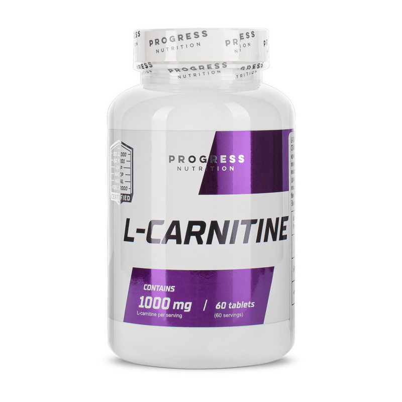 L-Carnitine 1000 mg (60 tabs) - Progress Nutrition