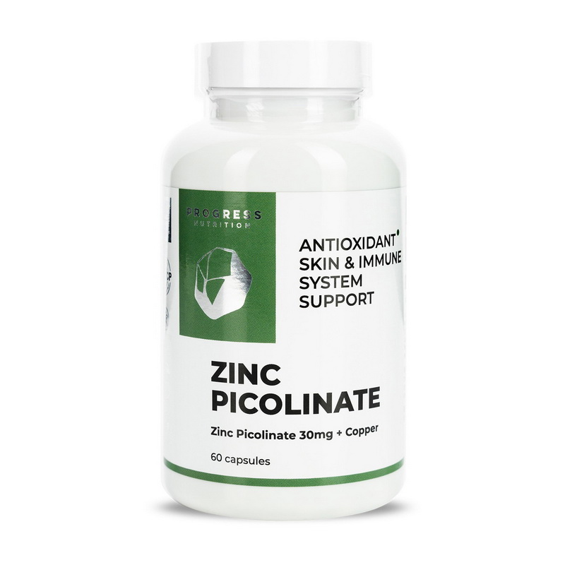 Zinc Picolinate (60 caps) - Progress Nutrition