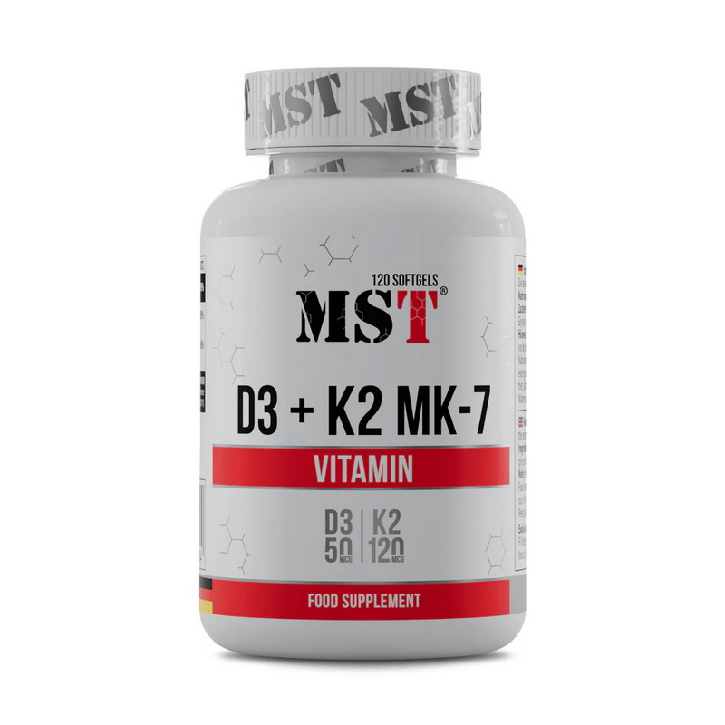 Vitamin D3 + K2 MK-7 (120 sgels)
