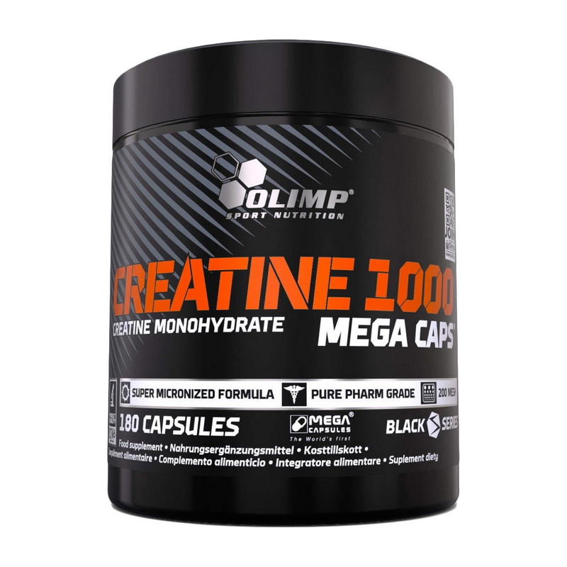 Creatine Mega Caps 1000 (180 caps)