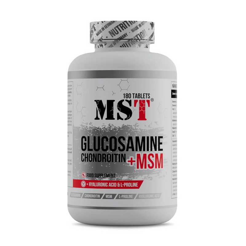 Glucosamine Chondroitin + MSM + hyaluronic acid (180 tab)