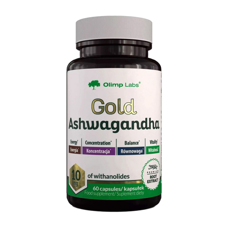 Gold Ashwagandha 10 mg (60 caps)