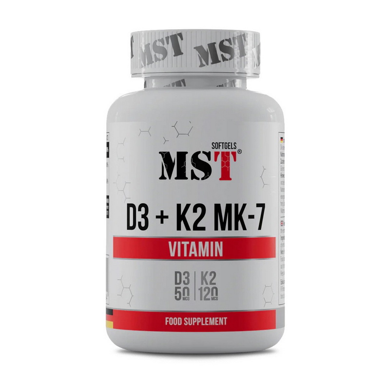 Vitamin D3 + K2 MK-7 (60 sgels)