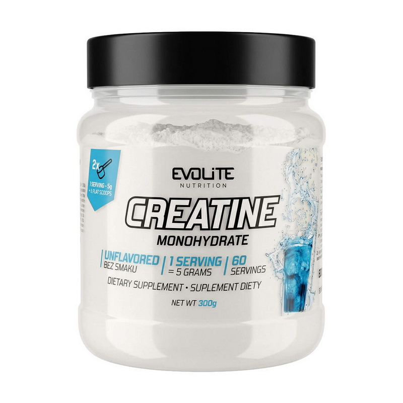 Creatine Monohydrate (300 g, unflavoured) - Evolite Nutrition