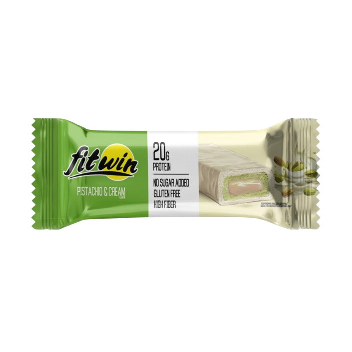 Fitwin Bar No Sugar Added (60 g, pistachio & cream)