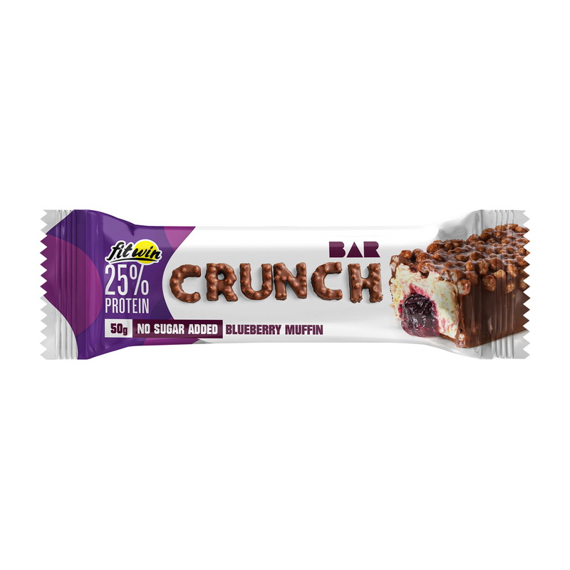 Crunch Bar No Sugar Added (50 g, blueberry muffin)