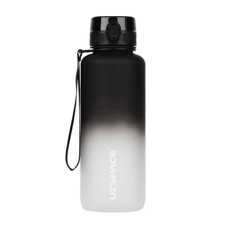 Uzspace Frosted Gradient Waterbottle 3056 (1, 5 L, black/white)