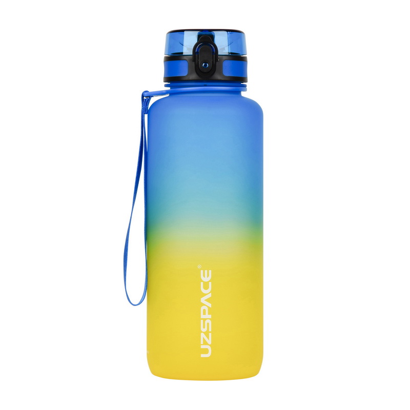 Uzspace Frosted Gradient Waterbottle 3056 (1, 5 L, blue/yellow)