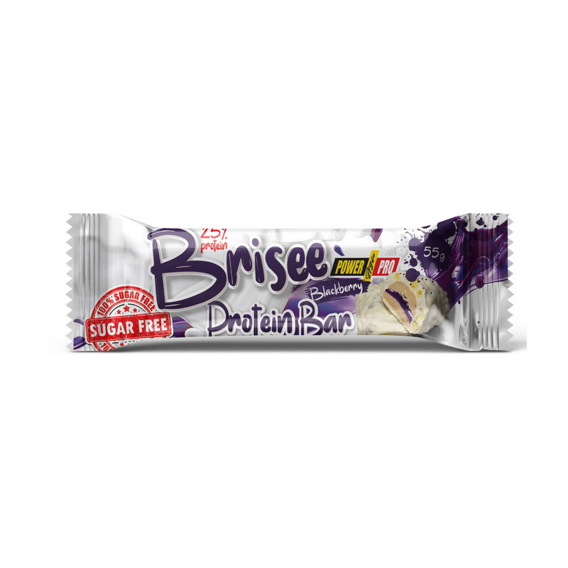 Brisee Protein Bar 25% sugar free (55 g, blackberry)
