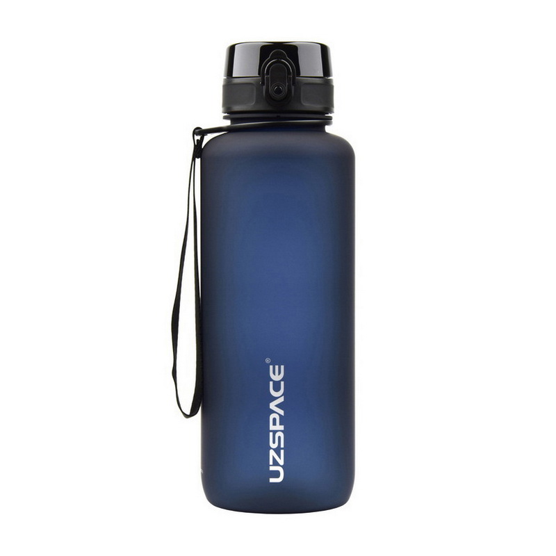 Uzspace Frosted Waterbottle 3056 (1, 5 L, black/blue)