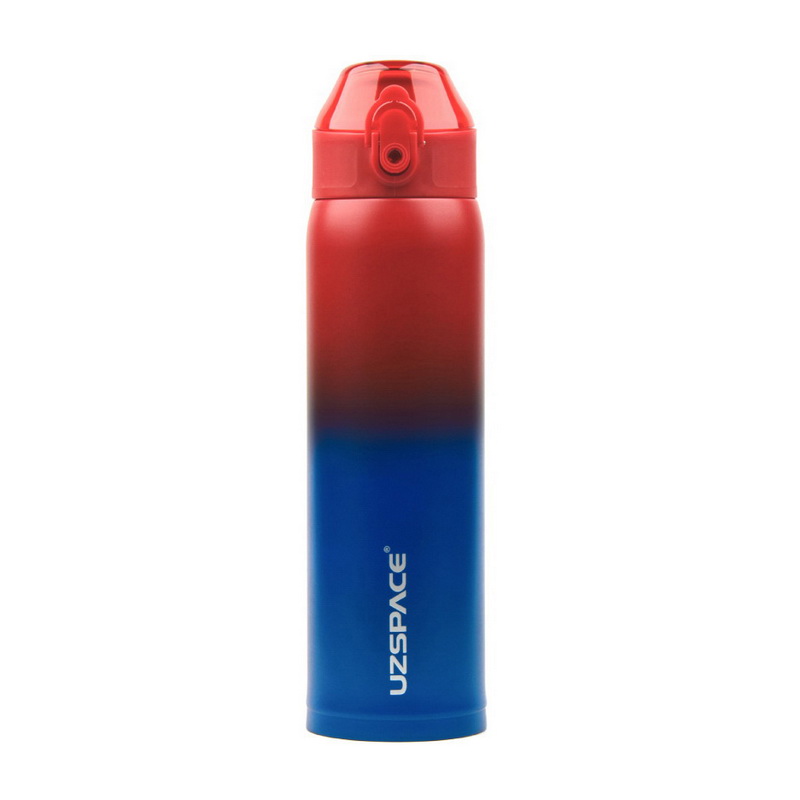 Uzspace X4 Gradient Waterboottle 4201 (500 ml, red/blue)