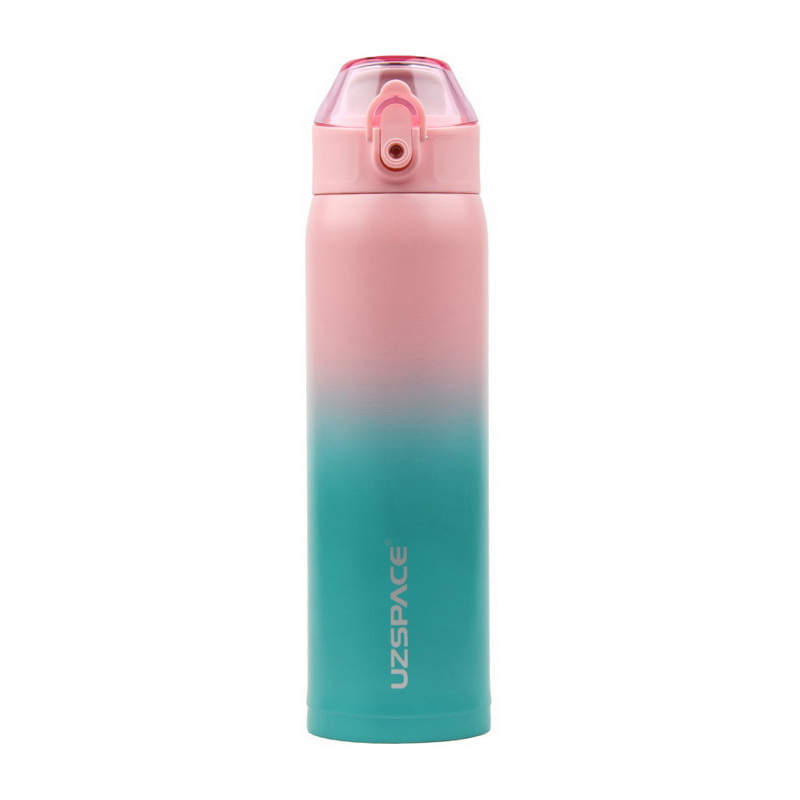 Uzspace X4 Gradient Waterboottle 4201 (500 ml, pink/blue)