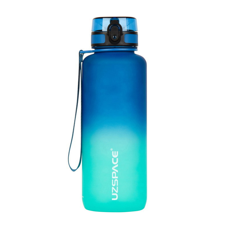 Uzspace Frosted Gradient Waterbottle 3056 (1, 5 L, blue/green)