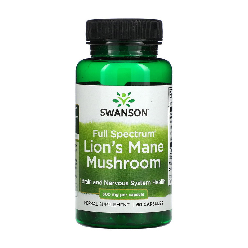 Lion`s Mane Mushroom 500 mg (60 veg caps)