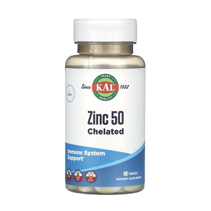 Zinc 50 Chelated (90 tab)