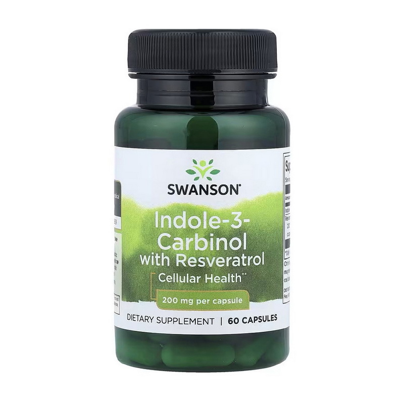 Indole-3-Carbinol with Resveratrol 200 mg (60 caps)