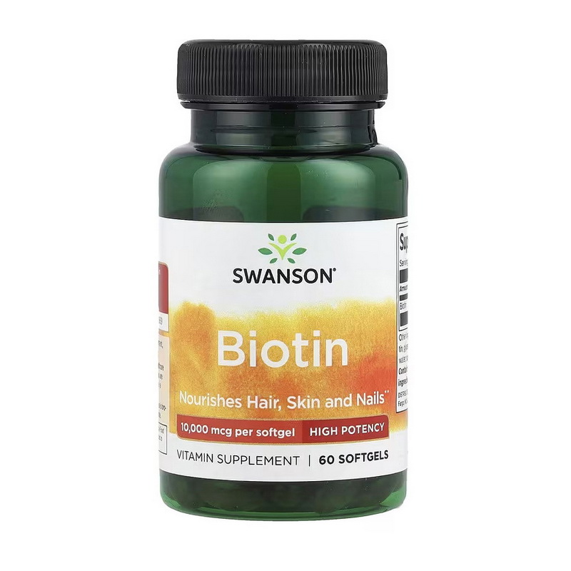 Biotin 10,000 mcg (60 sgels)
