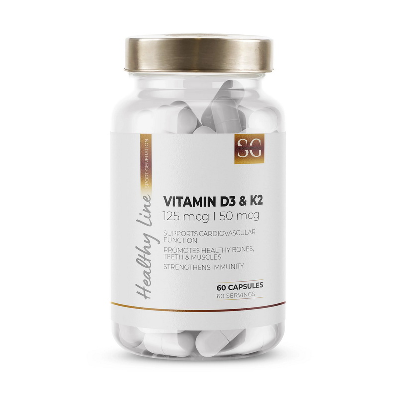 Vitamin D3 & K2 (60 caps)