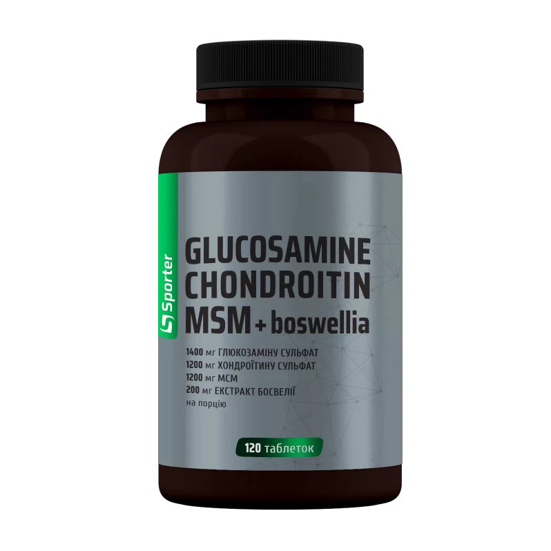 Glucosamine Chondroitin MSM + Boswellia (120 tab)