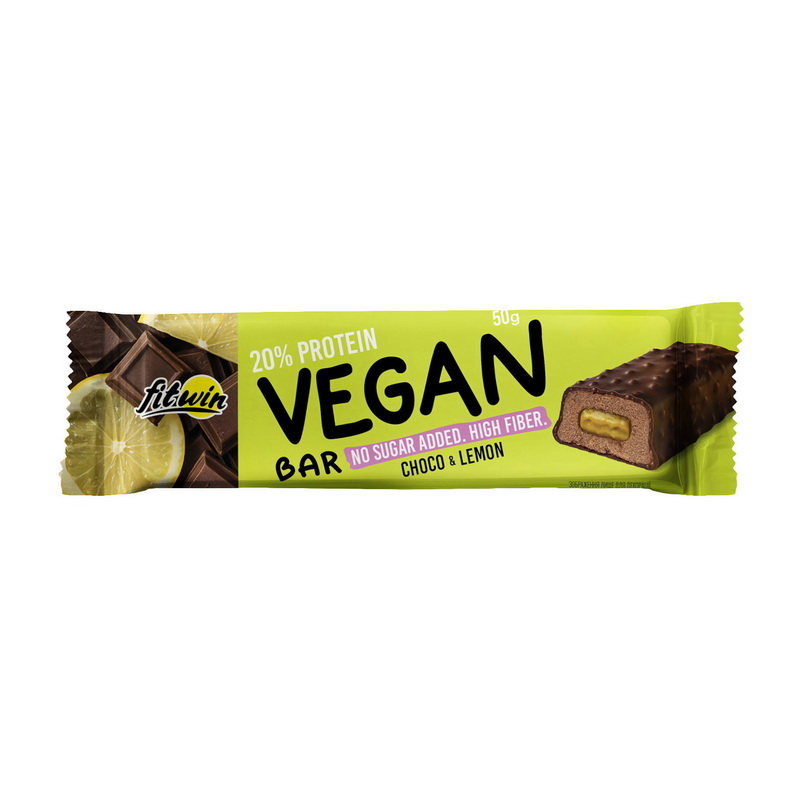 20% Vegan Bar (50 g, choco & lemon)