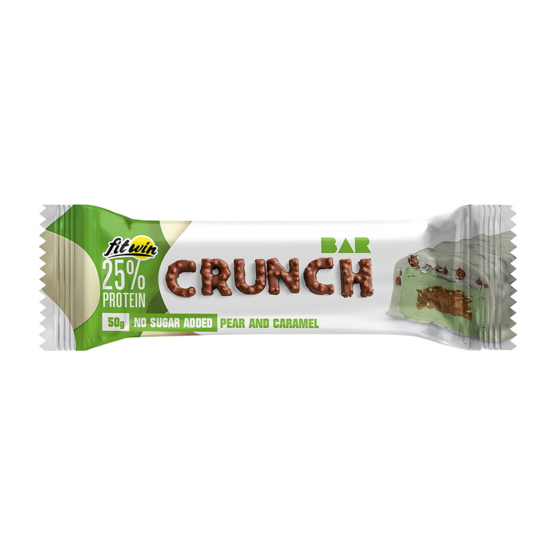 Crunch Bar No Sugar Added (50 g, pear and caramel)