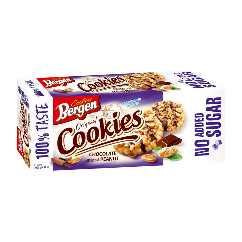 Original Cookies (125 g, chocolate striped peanut)