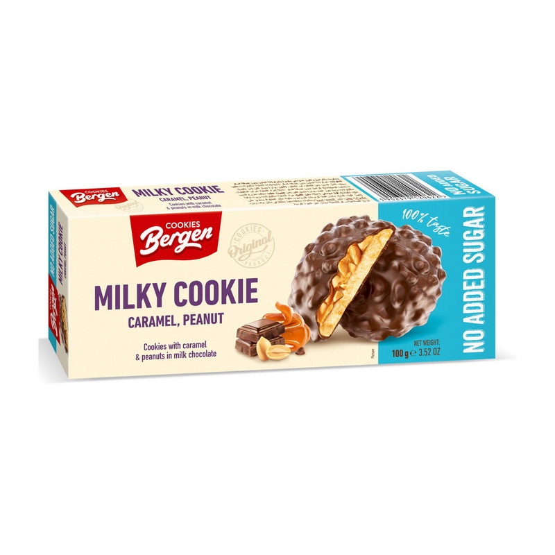 Original Milky Cookies (100 g, caramel peanut)