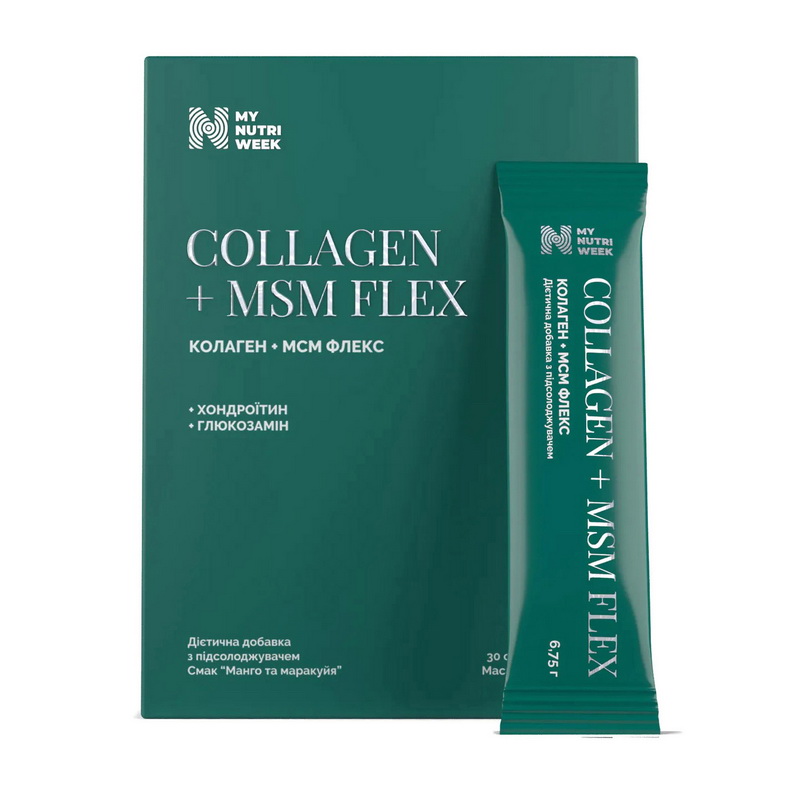 Collagen + MSM Flex (30 sachet, mango passion fruit)