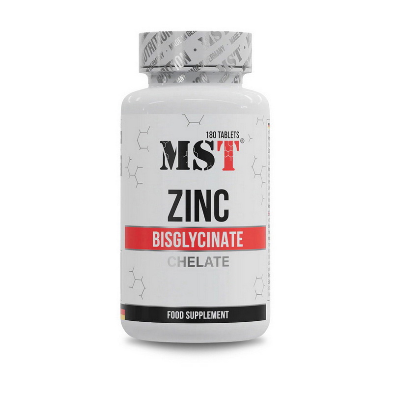 Zinc Bisglycinate Chelate 25 mg (180 tabs)