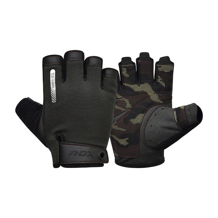 RDX T2 Half Gloves Black