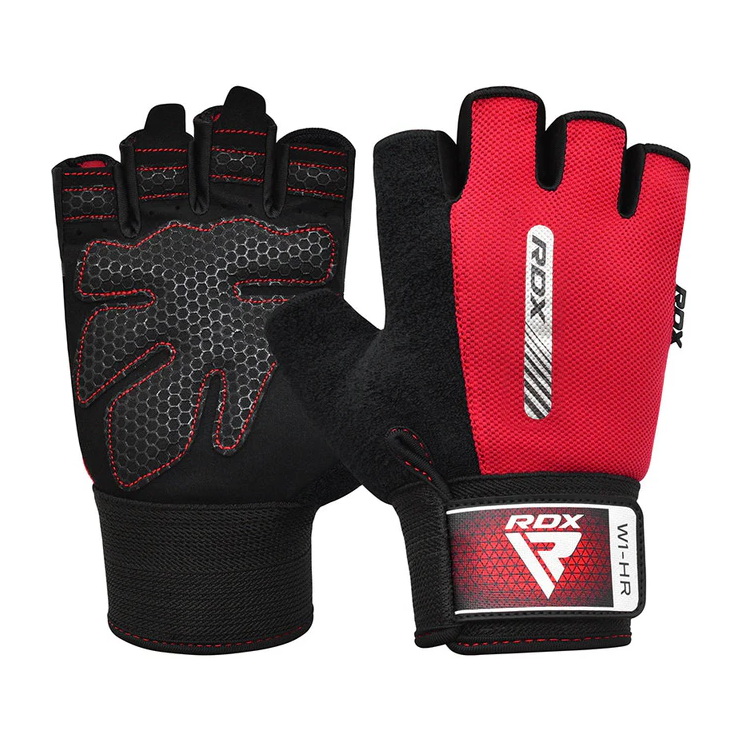 RDX W1 Half Gloves Red