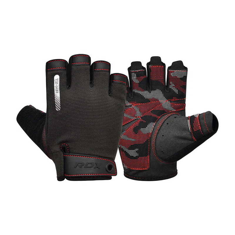 RDX T2 Half Gloves Red