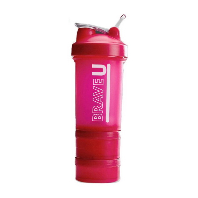 Shaker 3 in 1 (450 ml, pink)