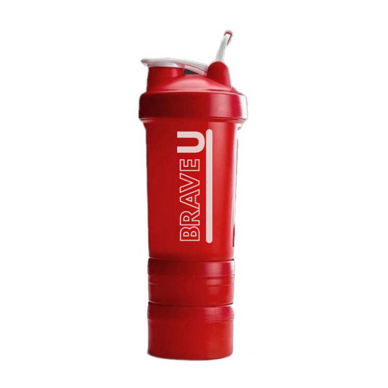 Shaker 3 in 1 (450 ml, red)