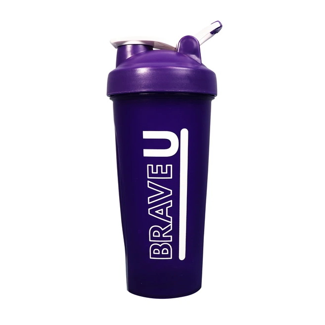 Shaker With Metal Ball (600 ml, purple)