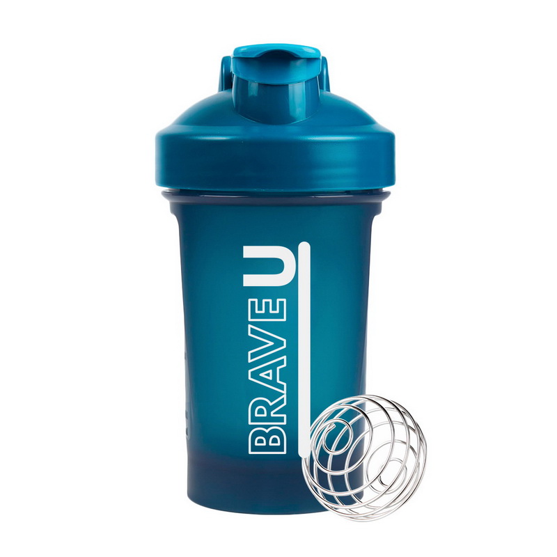 Shaker With Metal Ball (400 ml, blue)