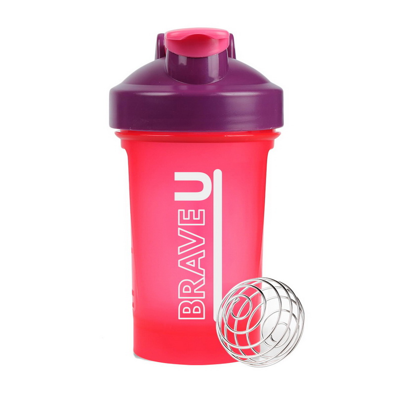 Shaker With Metal Ball (400 ml, red)